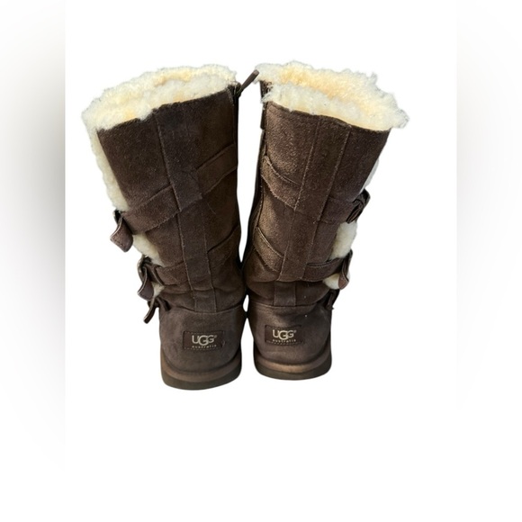 UGG Australia Women’s K Maddi 1001520 K Winter Snow Boots Chocolate Brown Size 6 - Picture 5 of 12